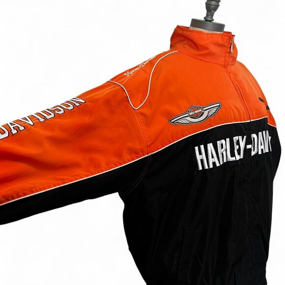 Harley Davidson Bomber Jacket In - Picture 7 of 8